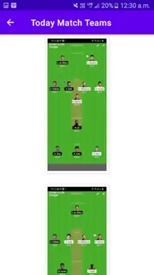 Best11 Teams android App screenshot 2